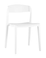 Стул Moris пластик белый. Фото №1