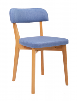 Стул Франк Блю-Лазур/Натур. Бук. Фото №1