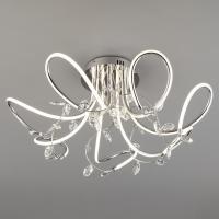 Потолочная люстра Eurosvet Irvine 90106/7 хром 97W. Фото №1