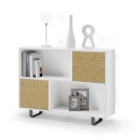 Узкая тумба NORA 3045.7 Blanco mate/Nordico фото Узкая тумба NORA 3045.7 Blanco mate/Nordico