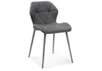 Стул Вальд экокожа серый / серый глянец фото Стул Вальд экокожа серый / серый глянец. Фото №1