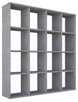 Стеллаж Polini Home Smart, серый. Фото №1