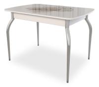 Танго Стол (обеденный) белый/Геометрия фото Танго Стол (обеденный) белый/Геометрия. Фото №1