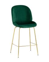 Стул полубарный Beetle со спинкой изумрудный фото Стул полубарный Beetle со спинкой изумрудный. Фото №1