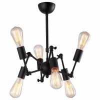 Люстра на штанге Arte Lamp 9190 A9190LM-6BK фото Люстра на штанге Arte Lamp 9190 A9190LM-6BK