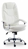 Кресло SOFTY LUX  кож/зам, белый, 36-01