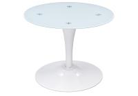 Стол стеклянный Tulip mini white фото Стол стеклянный Tulip mini white. Фото №1