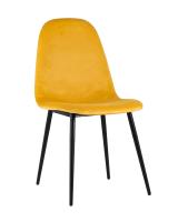 Стул Норман велюр оранжевый. Фото №1