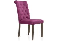 Стул деревянный Amelia dark walnut / fabric purple фото Стул деревянный Amelia dark walnut / fabric purple. Фото №1