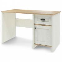 Тифани СТЛ.305.06 Стол письменный Дуб небраска/Белый фото Тифани СТЛ.305.06 Стол письменный Дуб небраска/Белый