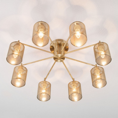 Потолочная люстра Eurosvet Tela 70109/8 античная бронза фото Потолочная люстра Eurosvet Tela 70109/8 античная бронза. Фото №2