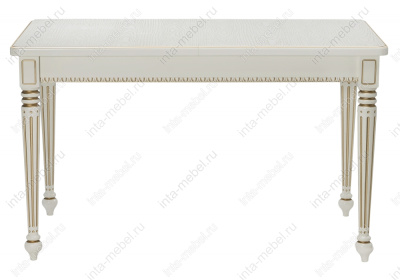 Стол деревянный Леджер слоновая кость / патина золото фото Стол деревянный Леджер слоновая кость / патина золото. Фото №2