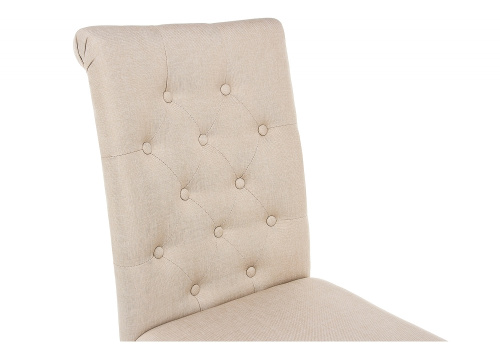 Стул деревянный Amelia dark walnut / fabric cream. Фото №7