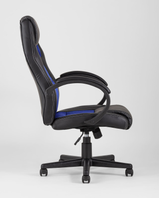 Кресло игровое TopChairs Renegade синее фото Кресло игровое TopChairs Renegade синее. Фото №4