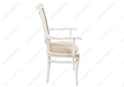 Стул деревянный Mariano молочное / патина фото Стул деревянный Mariano молочное / патина. Фото №4