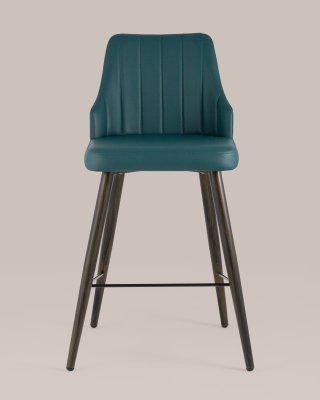 Стул полубарный Коналл экокожа темно-синий фото Стул полубарный Коналл экокожа темно-синий. Фото №5