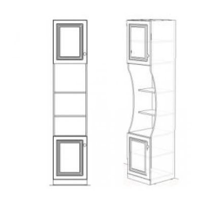 Стеллаж с дверками АЙС. Фото №2