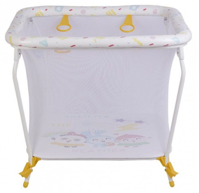 Манеж Polini Kids Малышарики Солнечный день, белый. Фото №3