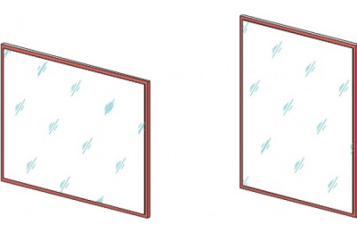 Зеркало навесное Силуэт фото Зеркало навесное Силуэт. Фото №2