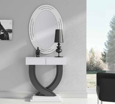 Консоль NORA 667 Blanco mate/Grafito. Фото