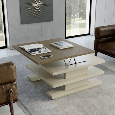 Журнальный стол NORA 2068 Vainilla/Sauce фото Журнальный стол NORA 2068 Vainilla/Sauce. Фото №2