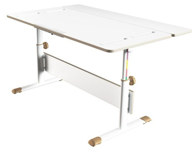 Стол учебный Polini Kids City D2, белый. Фото