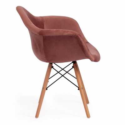 Кресло Secret De Maison CINDY SOFT (EAMES) (mod. 101) дерево береза/металл/мягкое сиденье/ткань, 61 х 60 х 80 см , коралловый (HLR 44)/натур фото Кресло Secret De Maison CINDY SOFT (EAMES) (mod. 101) дерево береза/металл/мягкое сиденье/ткань, 61 х 60 х 80 см , коралловый (HLR 44)/натур. Фото №2