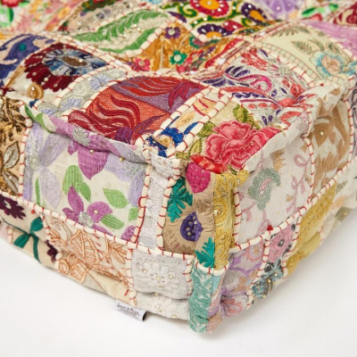 Модуль мягкий Secret De Maison FANCY(mod. MA-107) cotton patchwork, 80х80х20см, этнический Patchwork. Фото №2