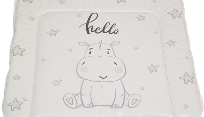 Матрас пеленальный Polini kids Бегемотик, серый. Фото №5