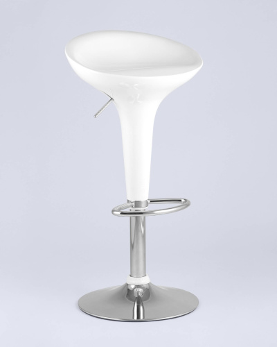 Стул барный Bomba (Бомба) белый. Фото №3