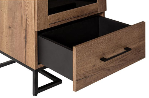 Шкаф витрина Loft Дуб Табак. Фото №7