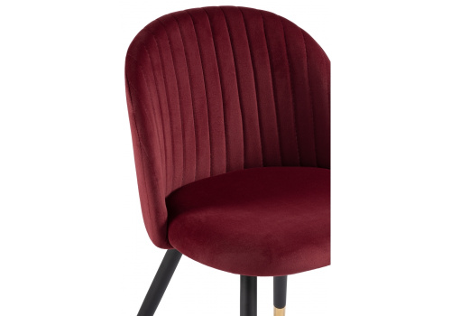 Стул Gabi wine red / black фото Стул Gabi wine red / black. Фото №4