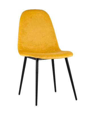 Стул Норман велюр оранжевый. Фото №2