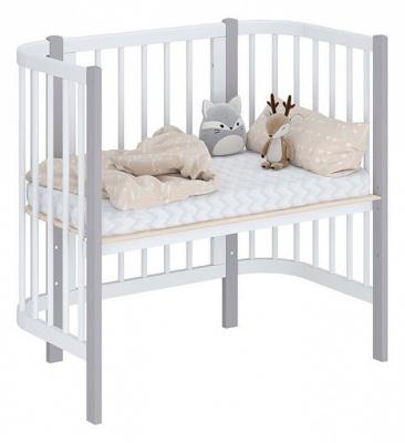 Кроватка Polini kids Simple 105, белый. Фото №3