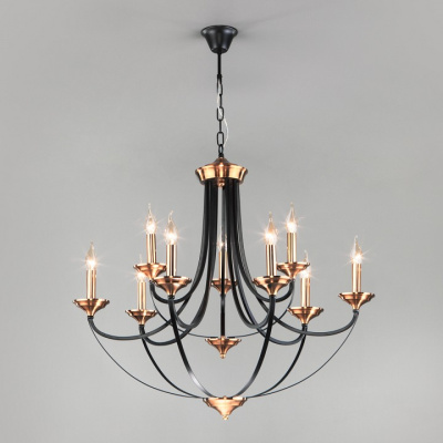 Подвесная люстра Eurosvet Lazzaro 60098/9 черный фото Подвесная люстра Eurosvet Lazzaro 60098/9 черный. Фото №2