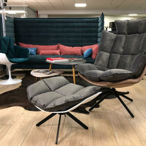 Банкетка DC-1565F(F2) коричневый HE510-24B/ноги металл. Фото №8