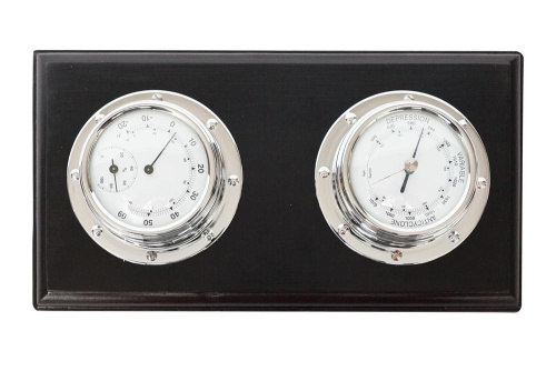 Термометр/барометр Secret De Maison (mod. 37811) (Чёрный). Фото №1