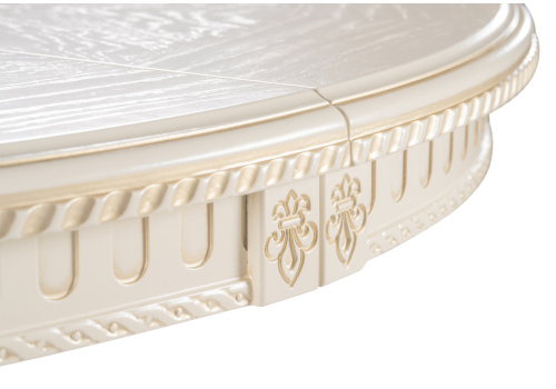 Стол деревянный Нозеан бежевый / золото фото Стол деревянный Нозеан бежевый / золото. Фото №8