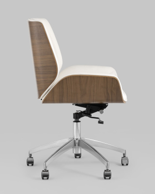 Кресло офисное TopChairs Crown бежевое. Фото №4