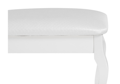 Банкетка Лусте белый / кожзам белый пунто фото Банкетка Лусте белый / кожзам белый пунто. Фото №4