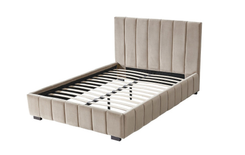 Кровать 8855 бежевая (1400X2000). Фото №13