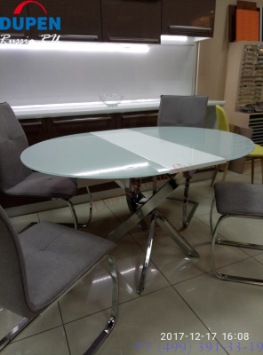 Стол В2303 белый/хром фото Стол В2303 белый/хром. Фото №4