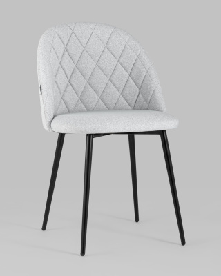 Стул Марсель микровелюр светло-серый. Фото