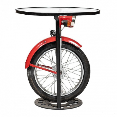 Столик Secret De Maison Mopid ( mod. TC-15 ) действующие фары, металл/стекло, 72*72*81см, Red/Красный фото Столик Secret De Maison Mopid ( mod. TC-15 ) действующие фары, металл/стекло, 72*72*81см, Red/Красный. Фото №2