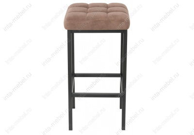 Барный стул Лофт ткань катания корица / черный матовый. Фото №2
