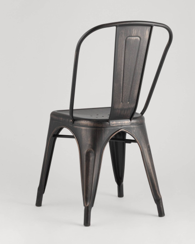 Стул барный Марсель велюр серый. Фото №6