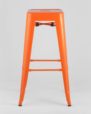 Стул барный TOLIX оранжевый глянцевый фото Стул барный TOLIX оранжевый глянцевый. Фото №4