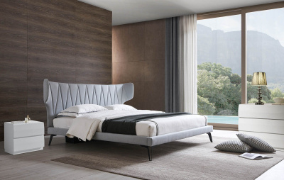 Кровать 1801 серая. Фото №2