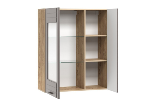 Шкаф навесной Livorno,НМ 011.29,  Софт Графит, Дуб Бунратти. Фото №2