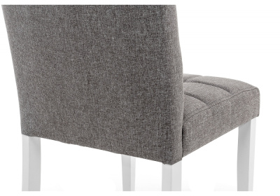 Стул деревянный Madina white / fabric pebble. Фото
